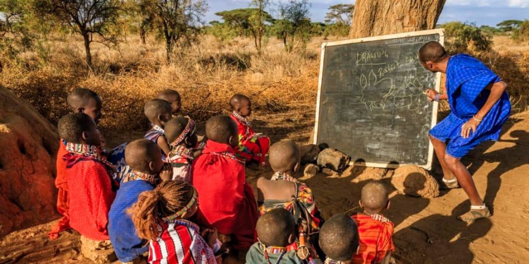 Students in a classroom setting